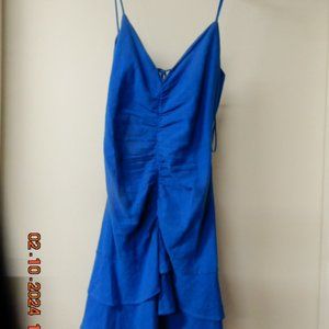 ZARA DRESS - XS AND ROYAL BLUE